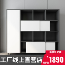 Simply modern office furniture file cabinet wooden materials archivebackground cabinet office cabinet decoration cabinet