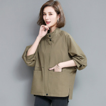 women's korean style loose spring and autumn 2022 popular new english style women's medium workwear coat