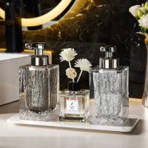 Electric bubbler light luxury high-end hotel facial cleanser and shower gel sub-bottle high-looking hand sanitizer foaming bottle