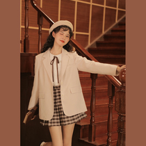 Linjou Lingjiu new small blazer womens senior design sense tops versatile little man