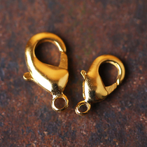 Plated 24K real gold connecting buckle lobster buckle DIY jewelry accessories(2363A)