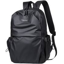 Hong Kong I TGREG trendy brand fashion backpack solid color casual men backpacking student schoolbag large capacity