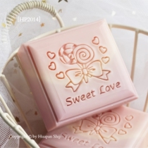 (HP2014)4X4 Lollipop sweet love exquisite acrylic soap chapter