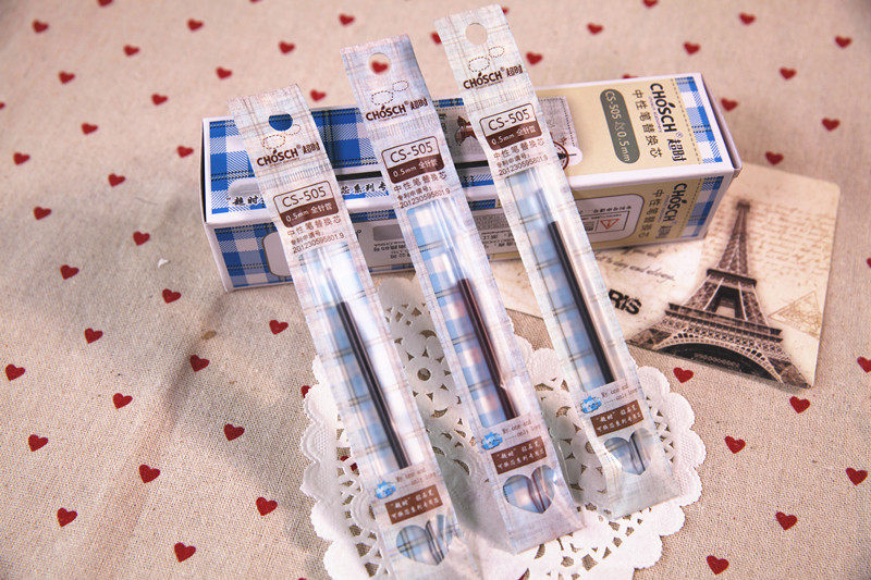 钻石笔芯超时505中性笔替换芯 钻石头通用笔芯 0.5mm 特价包邮