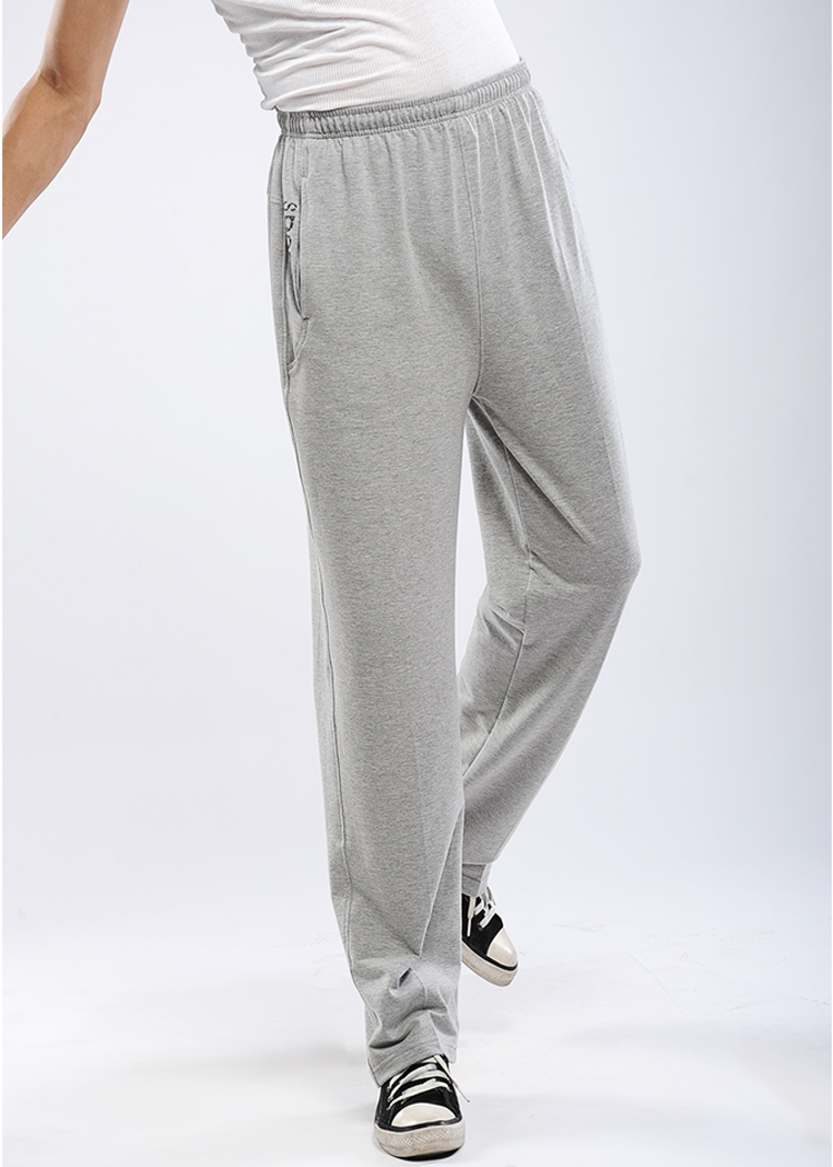 加肥加大码运动裤 男款薄灰色长裤 素版男裤 宽松跑步裤子