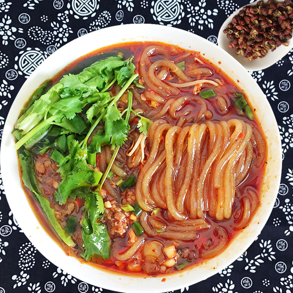 酸辣粉粉条重庆酸辣粉专用粗粉500g农家纯手工正宗红薯粉