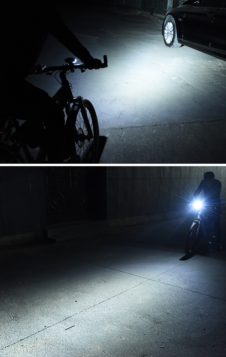 凤凰自行车灯前灯充电强光手电筒骑行装备单车配件夜骑山地车车灯