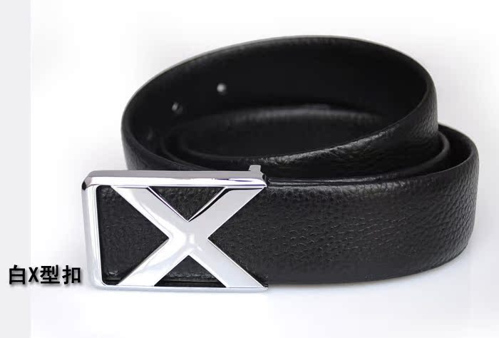 berserker腰带男士平滑扣窄皮带真皮头层纯牛皮正品字母板扣软潮