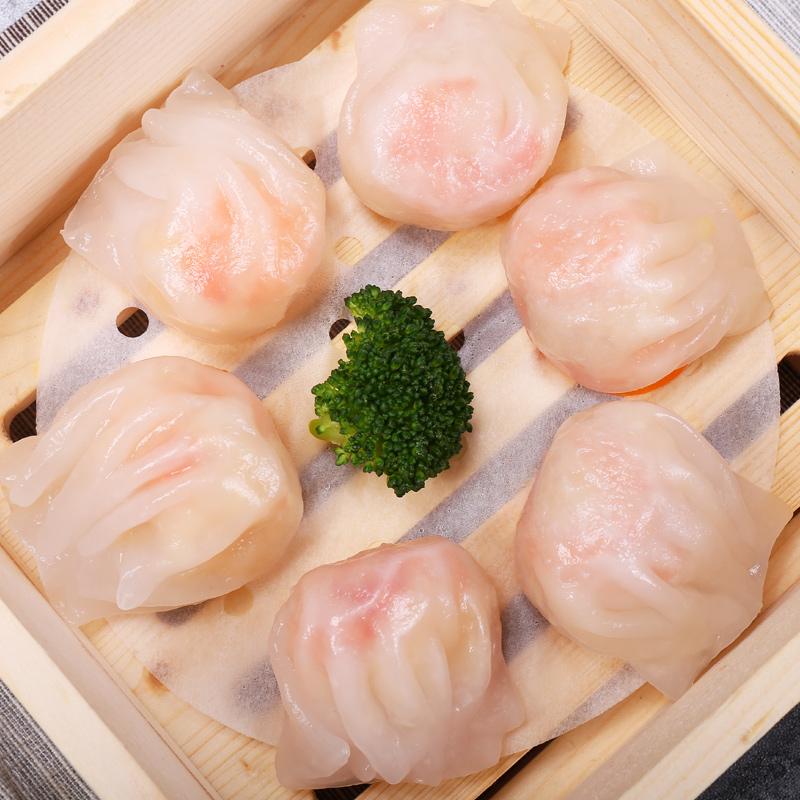 广式早茶虾饺图片