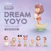 ladylike Neverland girl heart blind box toy cartoon girl car ornaments home accessories doll