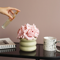 ladylike rose potted fake flower decoration indoor fire-free aromatherapy ornaments durable home