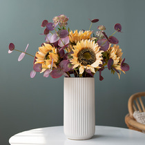ladylike sunflower simulation flower bouquet sunflower dried flower flower arrangement decoration flower table flower arrangement