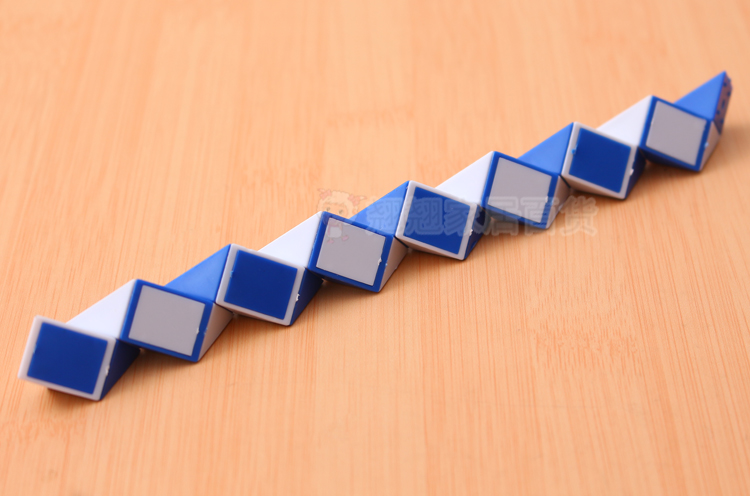 9.9包邮百变魔尺24段魔棍魔蛇长条异形魔方3-6岁儿童益智玩具