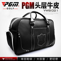 PGM Golf Clothing Bag Leather Clothes Bag Golf Bag Mens Portable Bag Built-in Shoe Bag