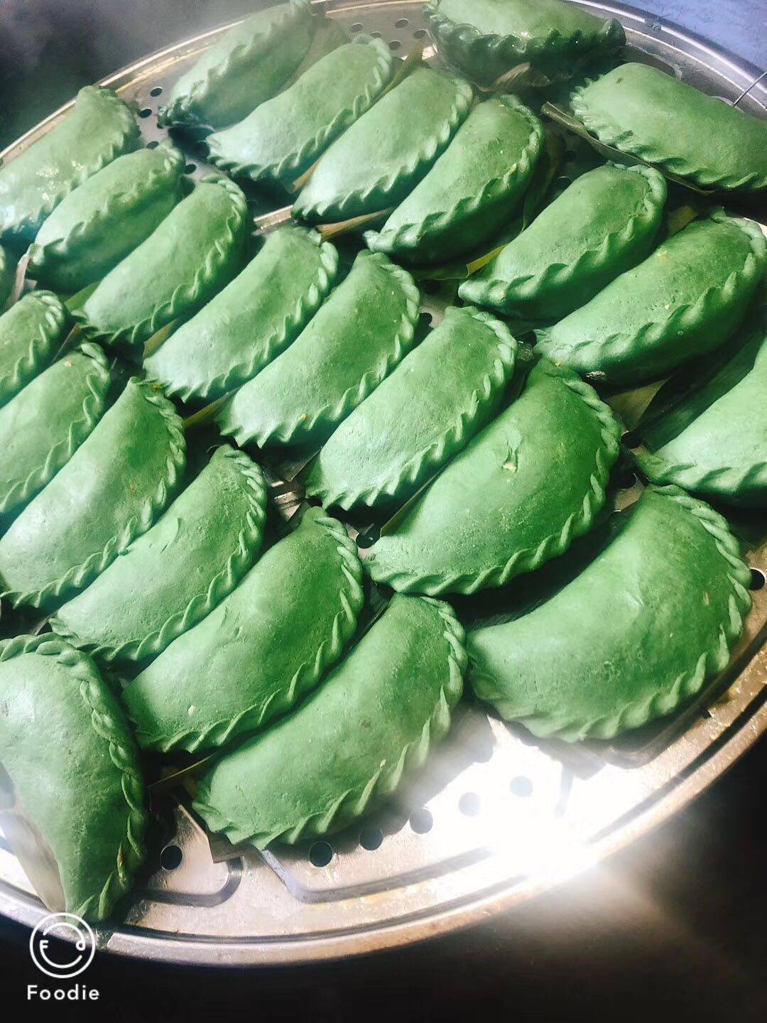 临安纯手工青明果艾草青团糯米糍粑艾草青糍粑清明团子艾叶粿食品