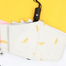 Fully automatic umbrella large number folding small portable anti-ultraviolet shading female sunny and rain dual-use s sun umbrella