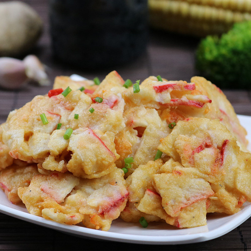 【鱼极】樱花虾片3kg 樱花虾炸鱼饼 火锅食材海鲜丸子 火锅鱼丸