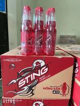 Vietnam STING strawberry flavored carbonated drink for sale soda juice 24x330ml full box shipping