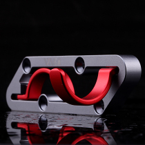 Dazzle shark fishing box accessories Fishing rod rear fast hanging side hanging fast rod hanging aviation aluminum fast hanging competitive fishing rod bracket