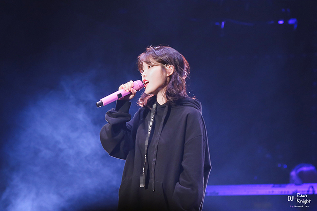 iu李知恩明星同款香港连帽字母宽松休闲中长款打底纯色卫衣女外套_7折