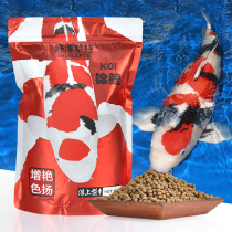 Fish food small grain universal goldfish feed special parrot fish home bagged brocade carp universal float without muddy water