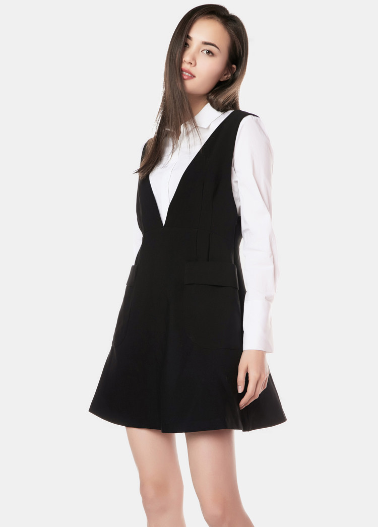 艾格e&joy夏款时尚宽松蕾丝运动休闲两件套连衣裙s418