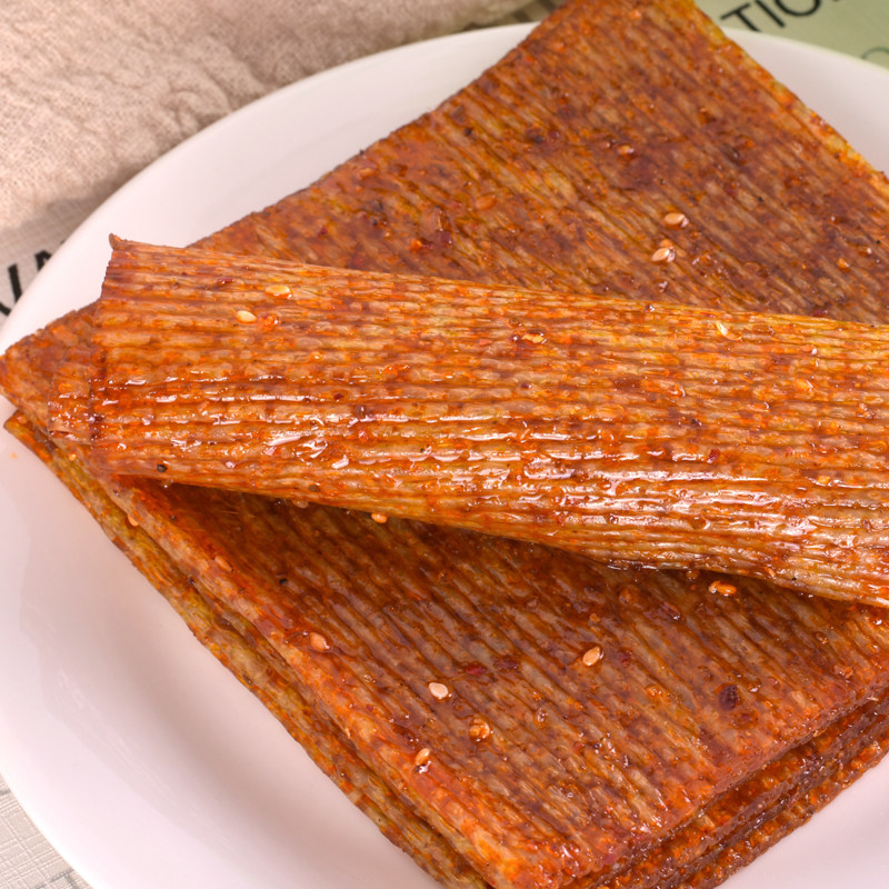 80后休闲怀旧零食海苔辣条素食26克辣条大辣片(30包包邮)