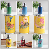 Jingjiang brand old thermos bottle thermos bottle thermos bottle retro nostalgic ornaments kettle teapot milk tea ice powder theme