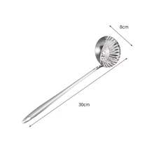 Stainless steel spoon small spoon colander soup drain dual-purpose spoon malatang string market hot pot spoon hot pot hotel supplies