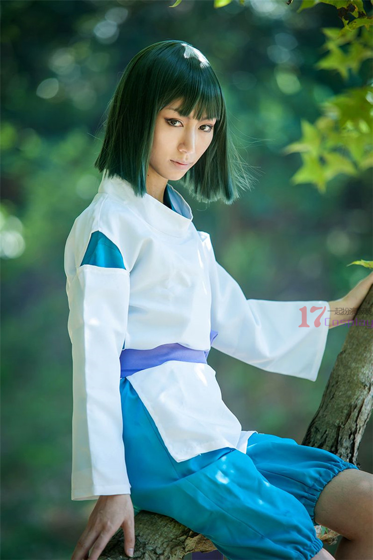 千与千寻 cos荻野千寻衣服 小白白龙琥珀川 小千cosplay动漫服装