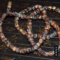 Drepung Temple incense ash fired 108 gold foil 108 rosary beads powerful blessing peace and good health