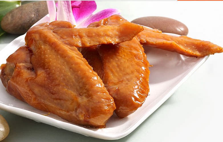 新品温州特产 正宗老李五香鸡翅真空包装 75g(90