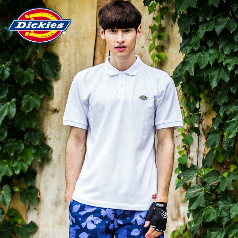 Dickies2015纯棉polo衫短袖T恤男装夏季新品时尚 灰 152M30EC19