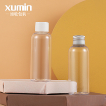 Cosmetics pure Dew bottle 60ML plastic toner cap bottle portable small sample bottle Xumin packaging empty bottle PTE