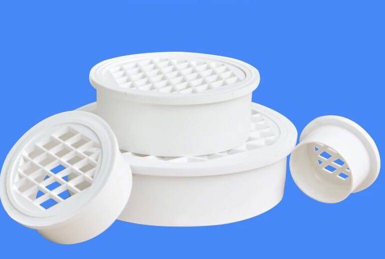 pvc排水管内插地漏直插地漏 平盖阳台简易地漏配件50 75 110 160