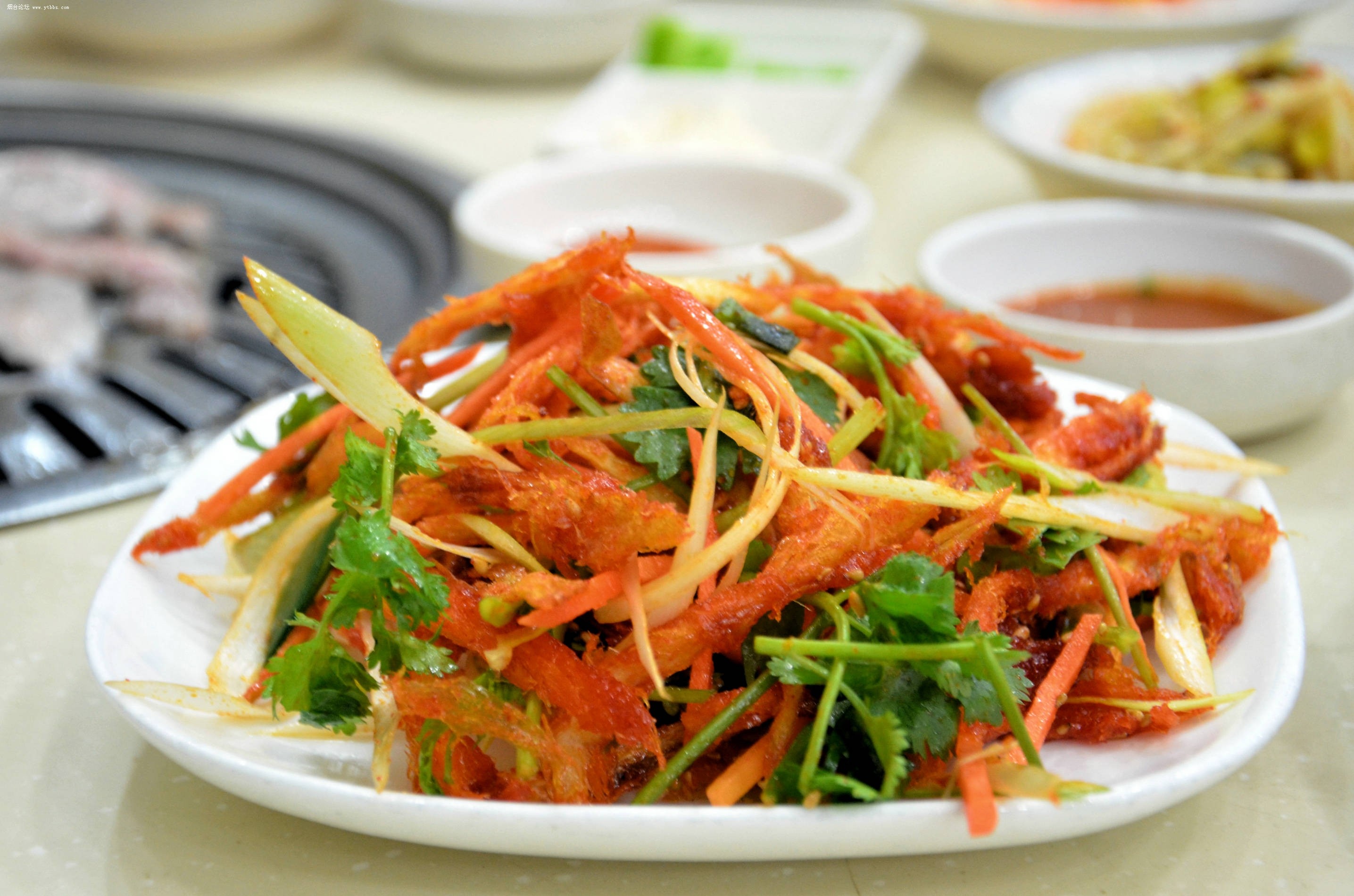 韩式拌明太鱼丝