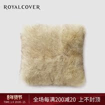 ROYALCOVER rokave fox fur pillow small cushion saramanka (core delivery) 40x40cm