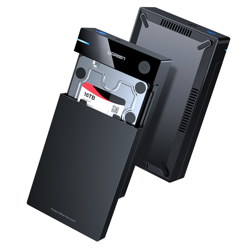 green link hard disk box 3.5/2.5 inch general usb3.0 desktop pc external sata reader protection shell solid ssd mechanical change mobile hard disk external box