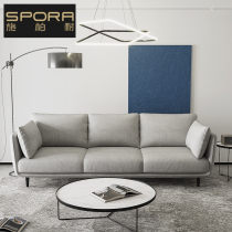 Nordic ins style fabric sofa Four-person small apartment Simple modern living room combination three-person technology cloth sofa