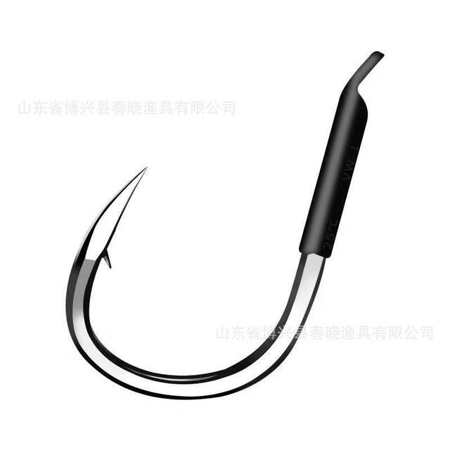 Juwufang ໃຫຍ່ hook crooked ປາກມີດມີດກາກບອນສູງແຜ່ນໃບຄ້າຍຄືການຫາປາ hook ສະມໍ hook ຂະຫນາດໃຫຍ່ Iseni hook double hook herring hook