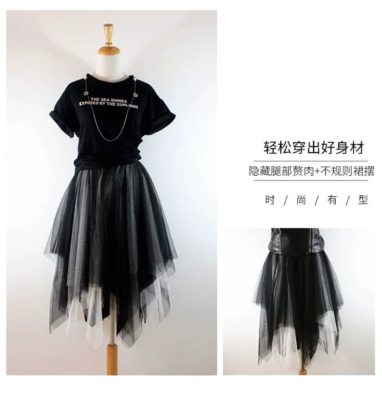 Váy Polyester màu đen Ashlyn dành cho phụ nữ Chiều dài trung bình Thu / Đông 2021 Váy mỏng mới được che kín hông Túi cao eo Váy ngắn - Váy