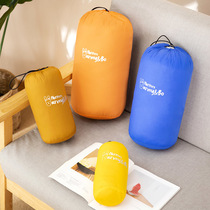 Super thick and long down jacket storage bag drawstring drawstring home travel clothing clothing finishing bag air conditioning blanket storage