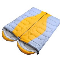 New outdoor spring and autumn warm sleeping bag can be spliced envelope lunch break sleeping bag field camping tent sleeping bag