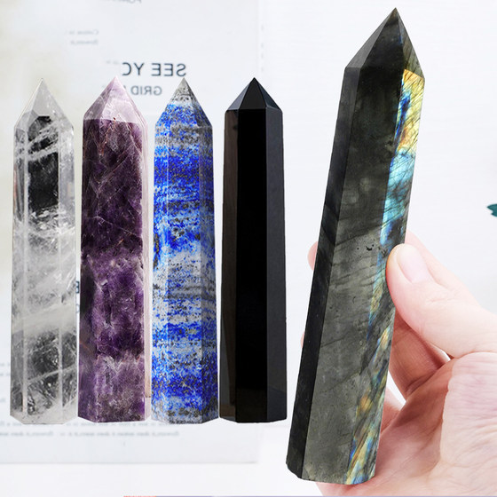 Natural large crystal column raw stone amethyst single point column ornament crystal permeability column wholesale manufacturer
Natural large crystal column raw stone amethyst single point column ornament crystal permeability column wholesale manufacturer