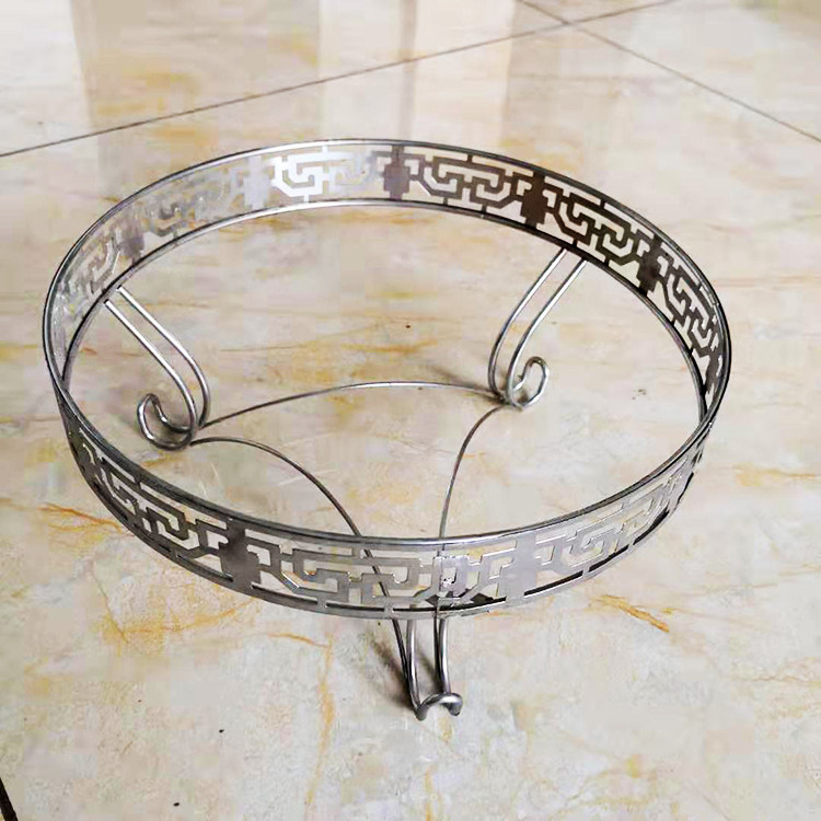 锅架柴火三脚炉架多用三角手工铁架置物炭炉撑架火盆铁艺实心钢架