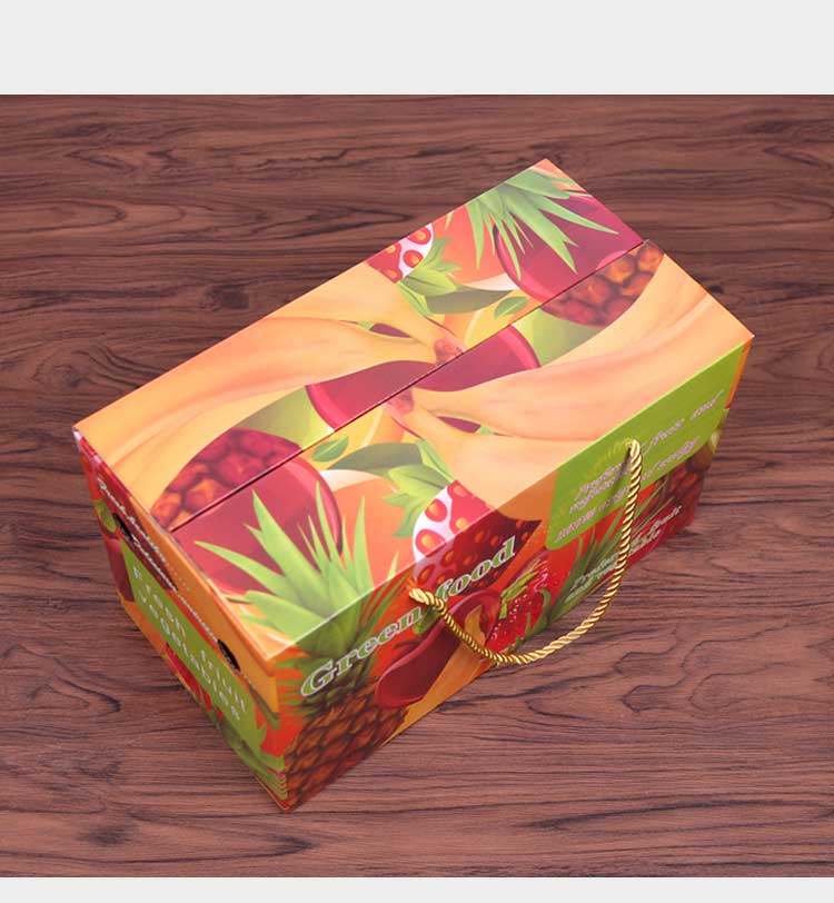 5斤10斤装通用水果包装箱高档手提礼盒香梨火龙果纸箱子现货批发