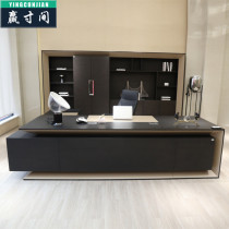 High-end modern fashion Fancy Style Light Extravagant Office Furniture President Cabinet Information Storage Cabinets Display Cabinet Solid Wood 4m