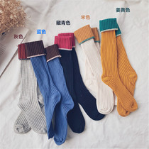 Xiaojiejia 2019 new spring and autumn Korean baby socks boys and girls cute color middle tube socks