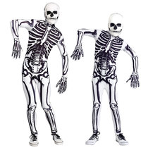 All Saints Party Party Douyin Horror Suspense Stage Performance Adult Children White Skeleton Skeleton Costume