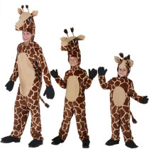 Halloween costume Sika deer stage performance costume Animal adult toddler child giraffe costume Parent-child costume